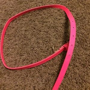 hot pink belt