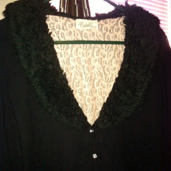 Boutique Forever 21 Black Cardigan Sweater