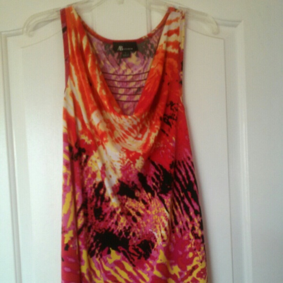 Chic orange blouse