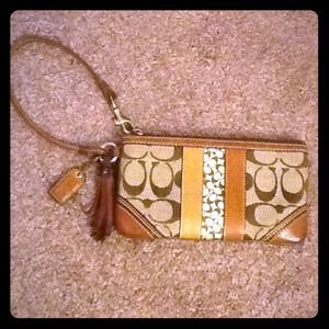Coach wrist wallet