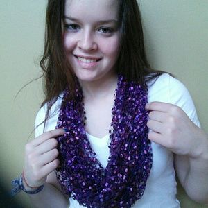 Beautiful purple scarf