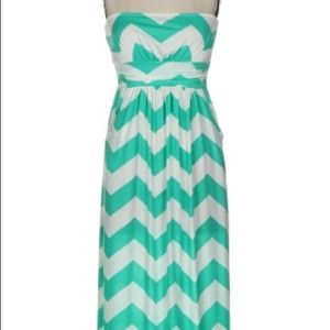Jade chevron maxi