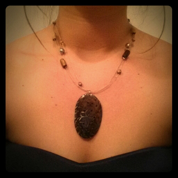 Bohemian statement necklace