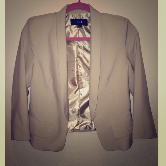 Nude blazer