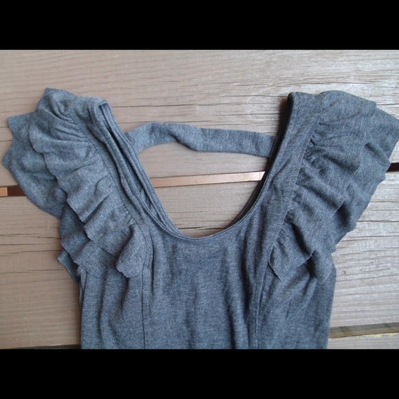 Cute gray tunic top - Picture 2 of 4