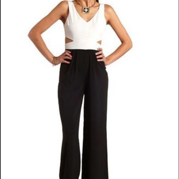 Black&white jumpsuit