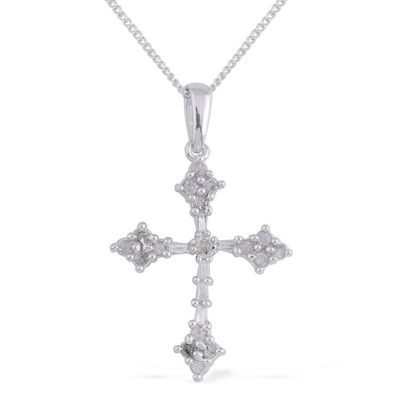 💢NEW💢 GENUINE DIAMOND CROSS 14cts.