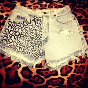 High waisted shorts