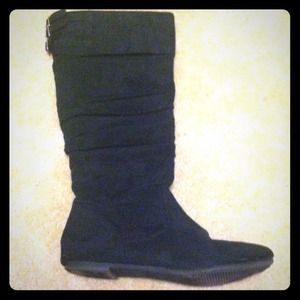 💗Host Pick💗 Black Suede Slouchy Boots