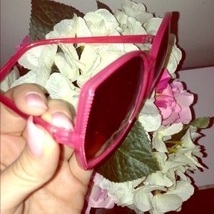 Arden B. Oversized Glam square sunglasses RED ❤️💋