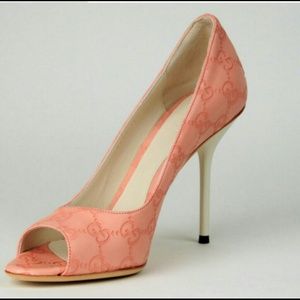 Pink Guccissima Heels