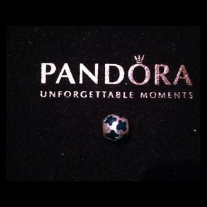 Real pandora turquoise butterfly charm