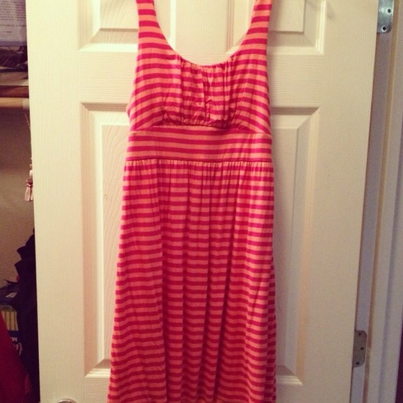 Pink and orange dress