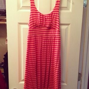 Pink and orange dress