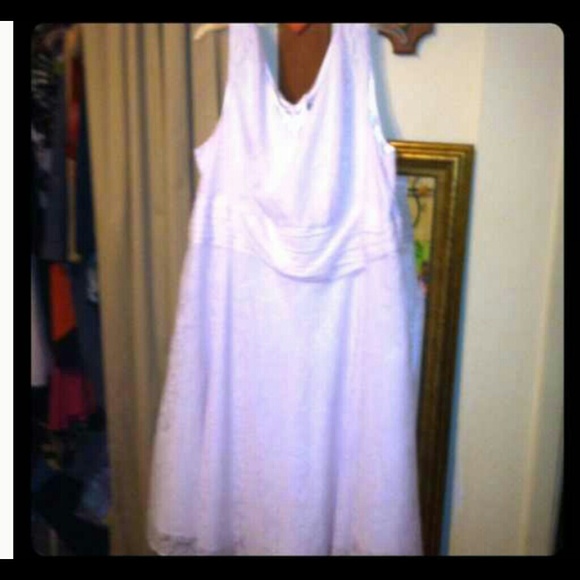 Plus size 24 white dress