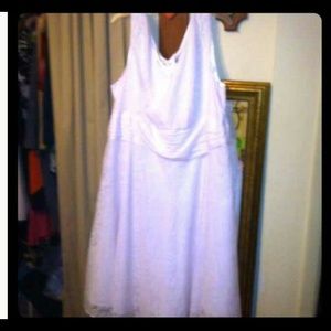 Plus size 24 white dress