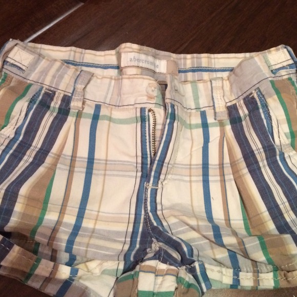 striped denim shorts - Picture 1 of 1