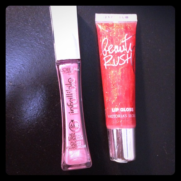 Reduced!! L'Oreal and Victoria's Secret lip gloss