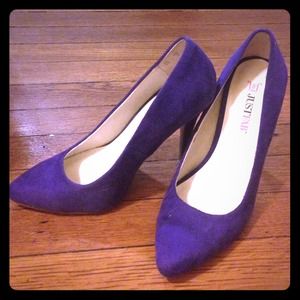 4 inch purple heels.