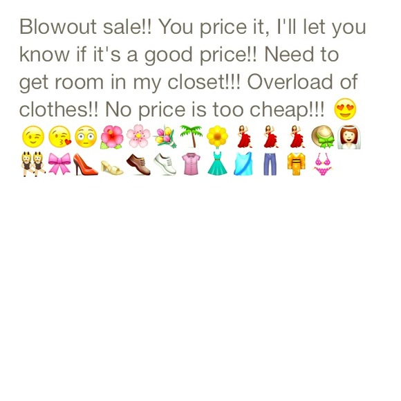 Blowout sale 👙🌸💃🎽👗👖👚👞👠👍👍👍