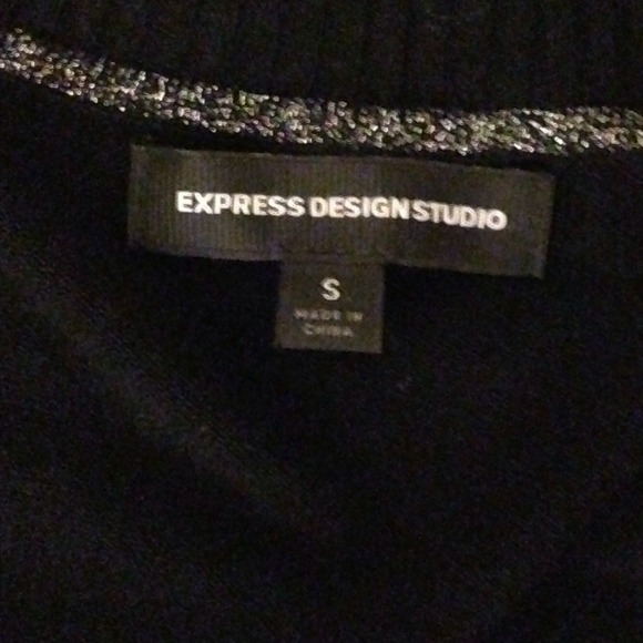 Express. Small black sweater. Deep V neck. ⭐️ - Picture 2 of 3