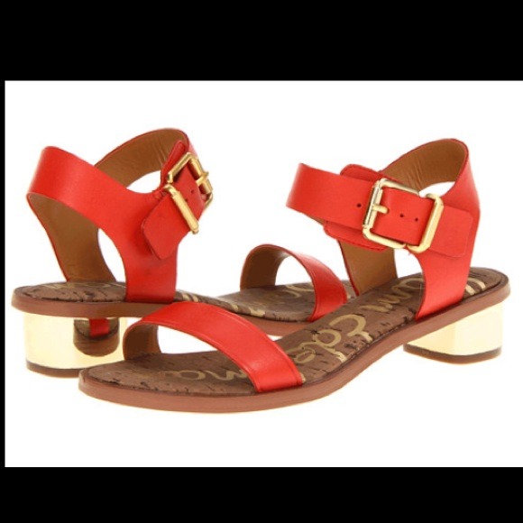 Sam Edelman Shoes - Reduced!! Sam Edelman Trina Sandals in Red