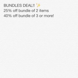 Bundles deal!!!