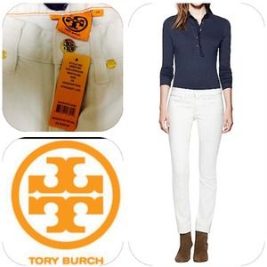 ❤️ Tory Burch Jeans in Stonewashed White❤️