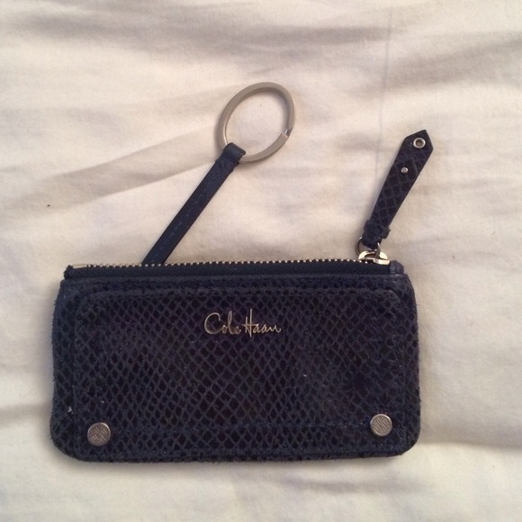 Cole Haan Wristlet Navy - Picture 1 of 3