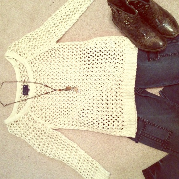 Chunky knit sweater