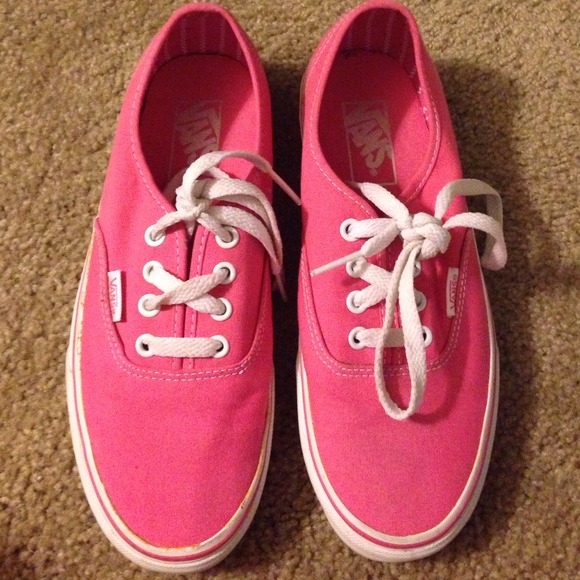 Pink vans and brown vans!
