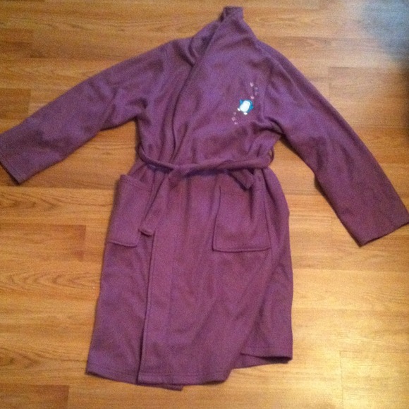Purple Robe with penguin and stars detailing