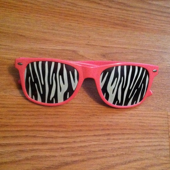 Pink Zebra Sunglasses