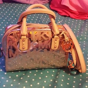 Michael Kors Metallic Crossbody