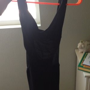Very sexy bebe dress sheer front and sides