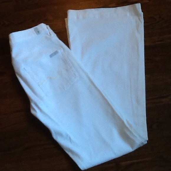 7 For All Mankind - White denim