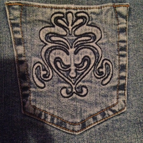 Industrial Bottom Denim Mini Skirt - Picture 3 of 4