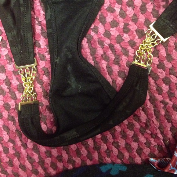 Leopard and chains two piece swimsuit! - Picture 2 of 3