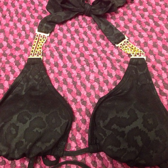 Leopard and chains two piece swimsuit! - Picture 3 of 3