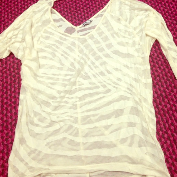 Express zebra top