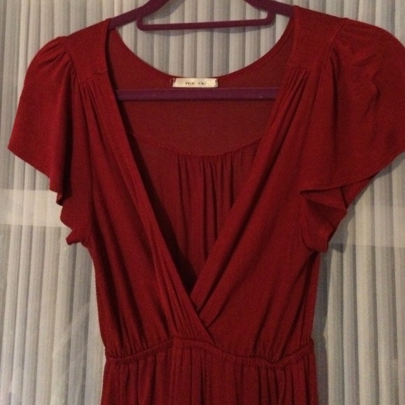Long Red Dress - Picture 2 of 4