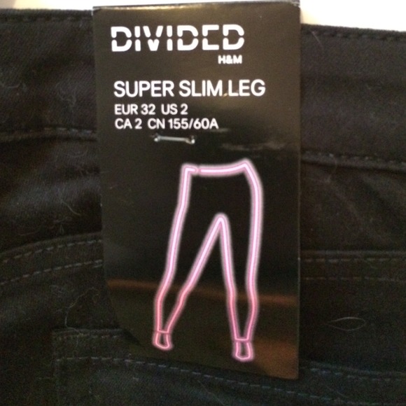 Super slim leg black pants - Picture 4 of 4