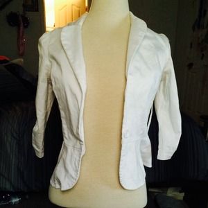 White fitted blazer!