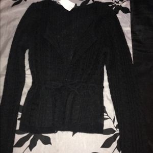 NWT Black button up cardigan