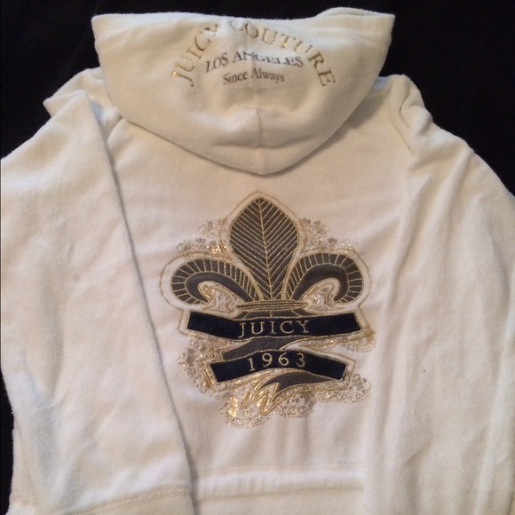 👑 Juicy Couture white terry track suit 👑