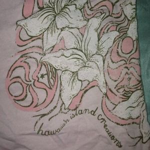 Brand New Pink Hawaiian Island Creations tube top
