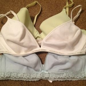 3 Victoria's Secret bras 36b