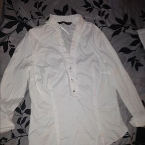 Brand New Zara white button up blouse