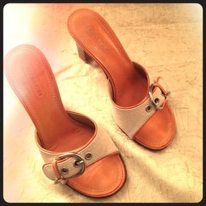 Authentic coach sandals