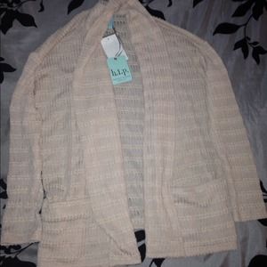 Brand New Beige Sweater Cardigan